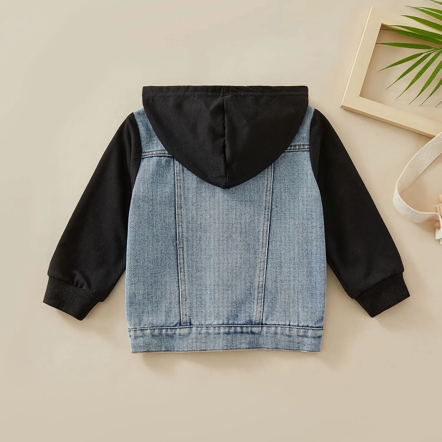 GOOCHEER Toddler Baby Boy Girl Plaid Jacket Hoodie Long Sleeve Button Down Shirts Coats Outerwear Shacket Cardigan Top