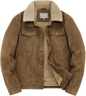 Haitpant Male Cotton Padded Jackets Warm Loose Parka Short Corduroy Coat Winter Solid Zip Casual Windbreaker