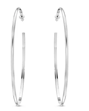 Hannah Hoops Silver | Silver