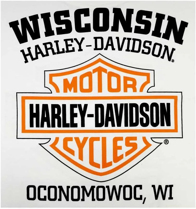 Harley-Davidson   Orange Bar & Shield  T  30290590