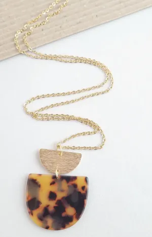Harper Necklace-Tortoise