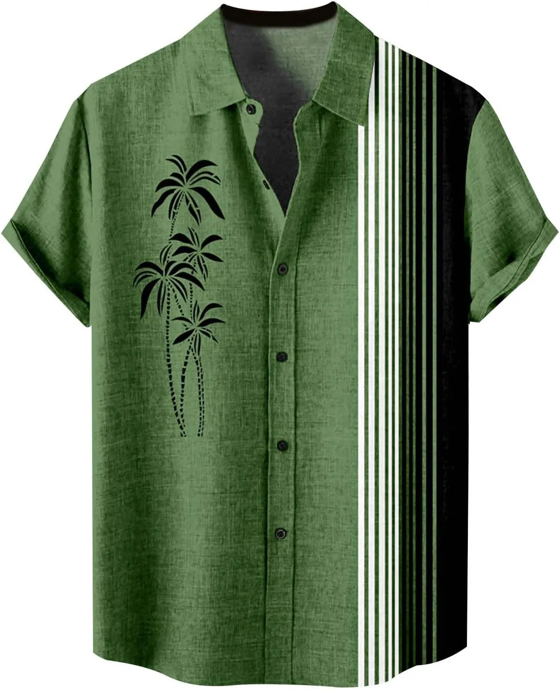 Hawaiian Shirt for Men for Men's Valentines Day Button Shirt Boys Valentines Hawaiian Shirt Bowling Shirt Mens St.