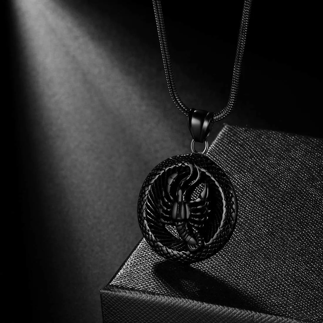 Hipunk 12 Constellation Necklace Zodiac Star Sign Horoscope Pendant 316L Stainless Steel Astrology Birthday Gifts Mens/Women Jewelry
