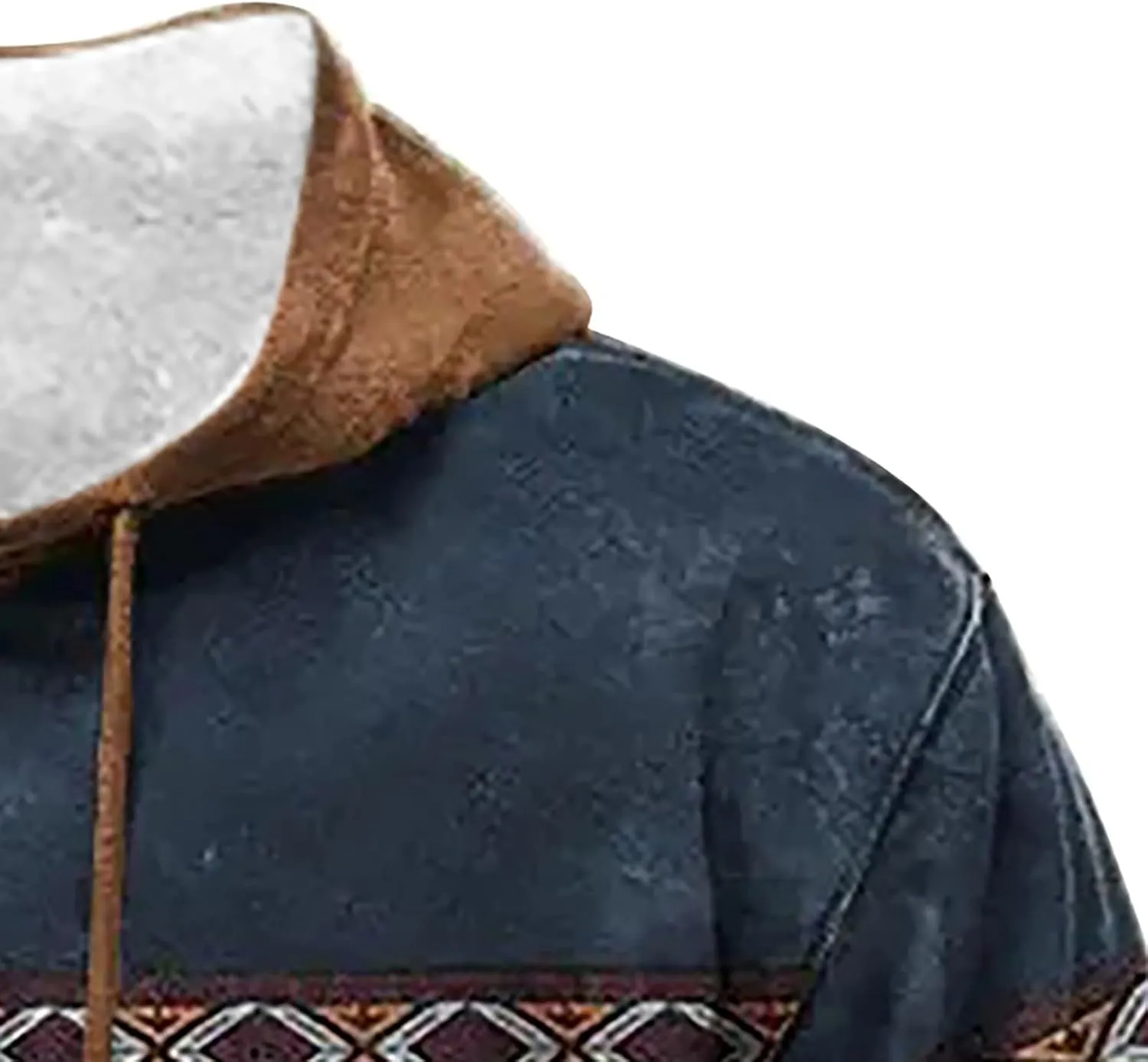Hoodie Men And Winter Vintage Long Sleeve Hoodie Half Zipper Hooded Sweatshirt Top Workwear Multi Pocket Outdoor