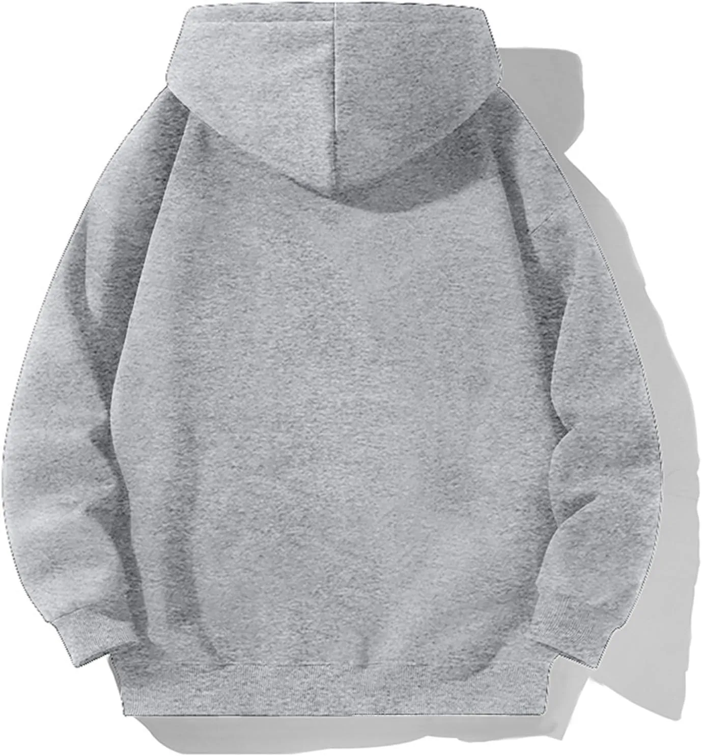 Hoodies for Men Pullover, Mens Solid Color Hooded Sweatshirts Long Sleeve Hoodies Pullover Casual Athletic Sweatshirt
