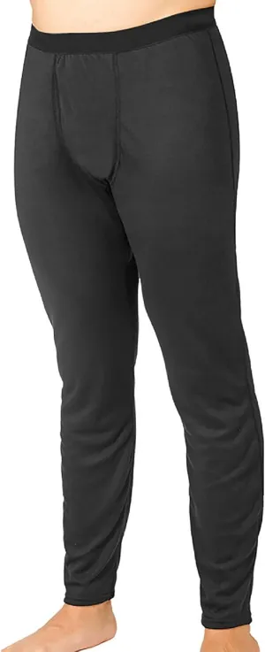 Hot Chillys Men's Bi-Ply Bottom Midweight Relaxed Fit Base Layer -Versatile UPF 30 Cold Weather Warm Thermal Base Layer Pants