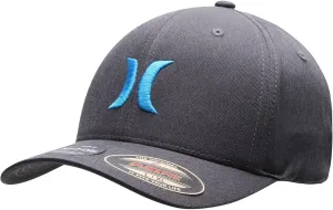 Hurley Mens Baseball Cap - Moisture Wicking Curved Brim Flexfit Fitted Hats for Men with H2O-Dri Sweatband (Sizes: S-XL)