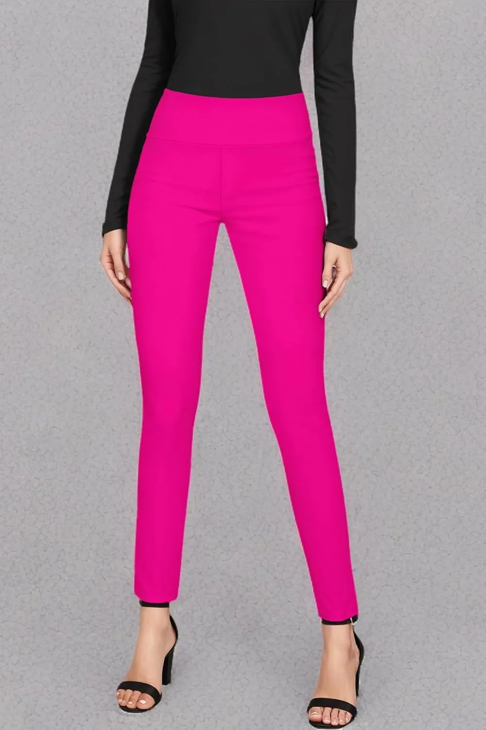 Hybrid & Company Super Comfy Stretch with Full Elastic Waist Pull On Millennium Twill Pant