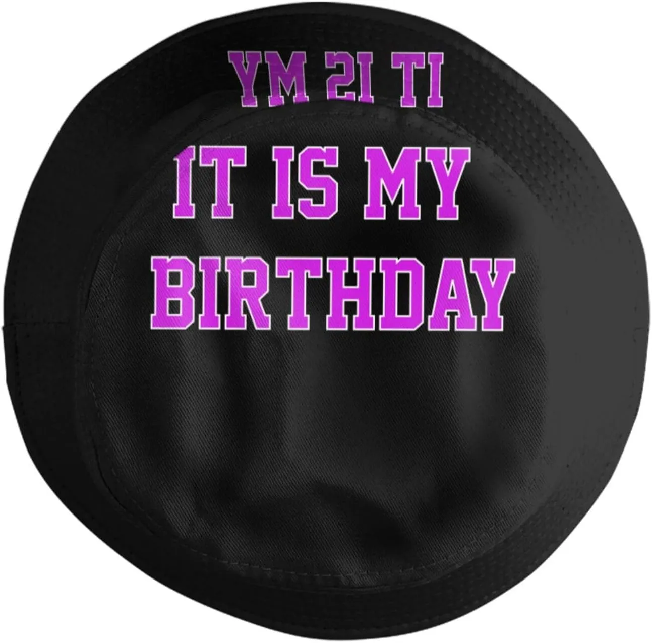 It's My Birthday Bucket Hat, Unisex Birthday Hat Outdoor Beach Summer Fisherman Cap for Men Women