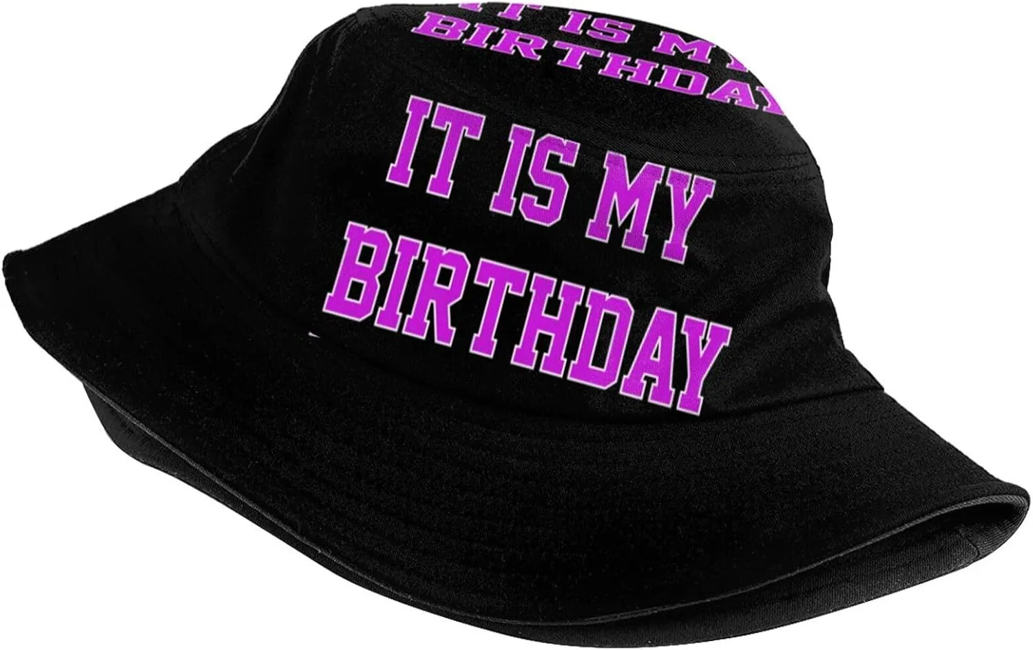 It's My Birthday Bucket Hat, Unisex Birthday Hat Outdoor Beach Summer Fisherman Cap for Men Women
