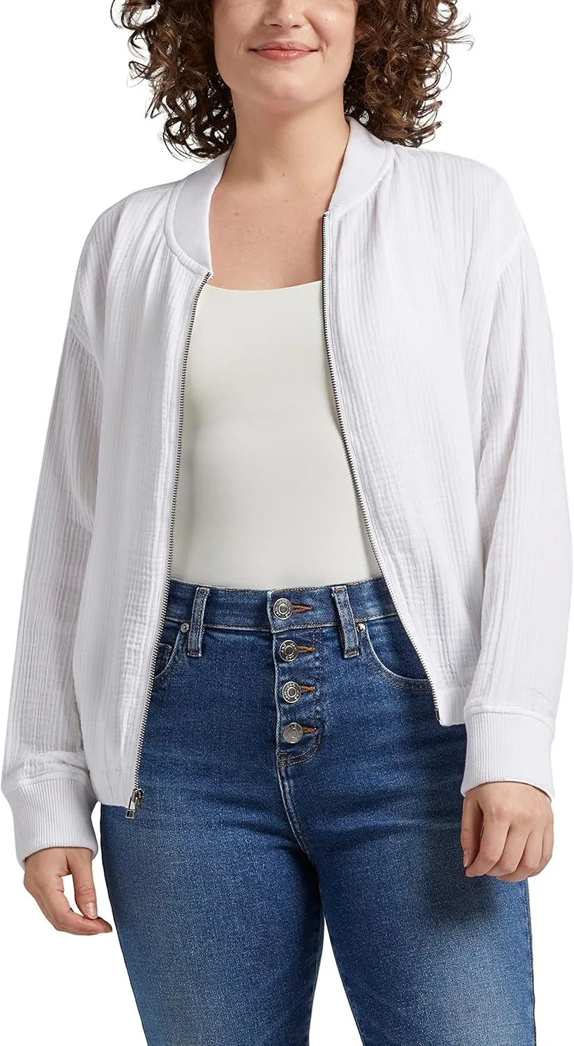 JAG Women's Textured Bomber Jacket