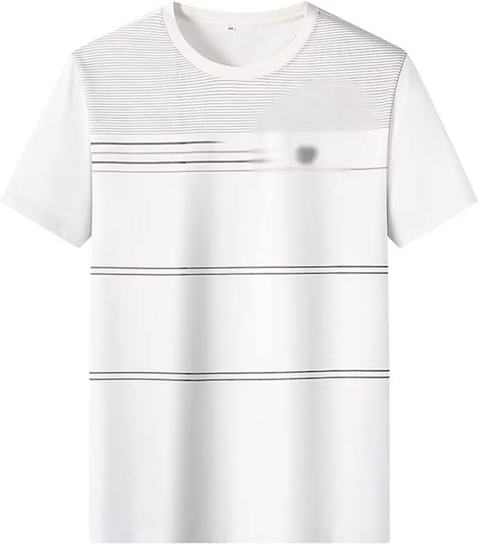 JSEIAJB 3XL Size Men's T-Shirt Short Sleeve Embroidery Casual Men's Casual Shirt Body