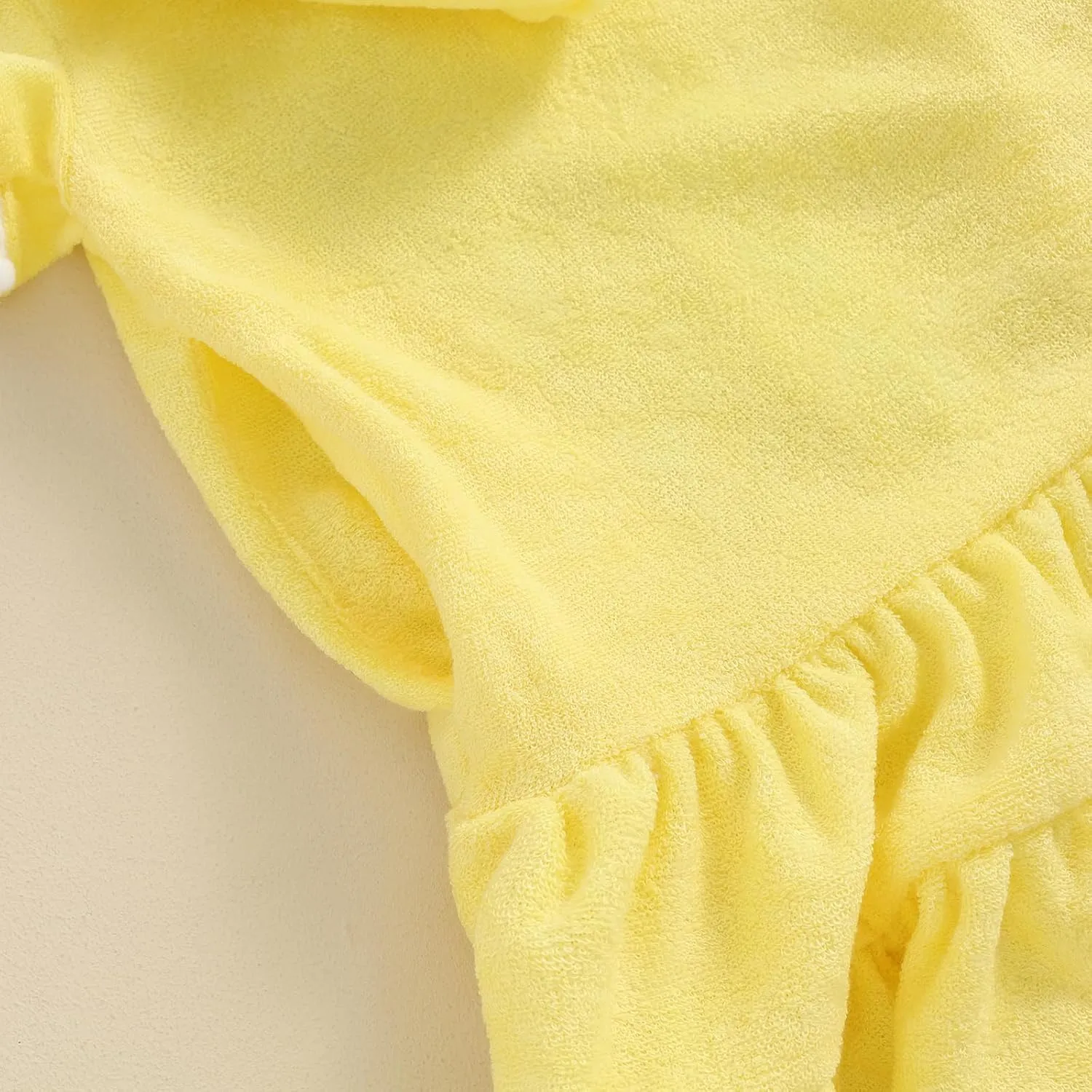 Kid Girls Swim Cover Up Kid Hooded Zip-Up Terry Swimsuit Coverup Towel Bathing Suit Bathrobe Pool Beach Robe Dress