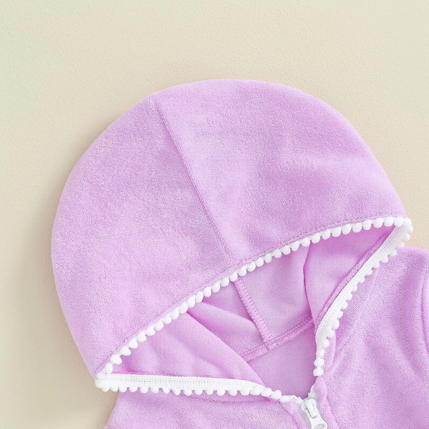 Kids Toddler Girls Swim Cover Up Zip Up Hooded Towel Terry Swimsuit Robe Pool Beach Bathing Suit Wraps Swimwear