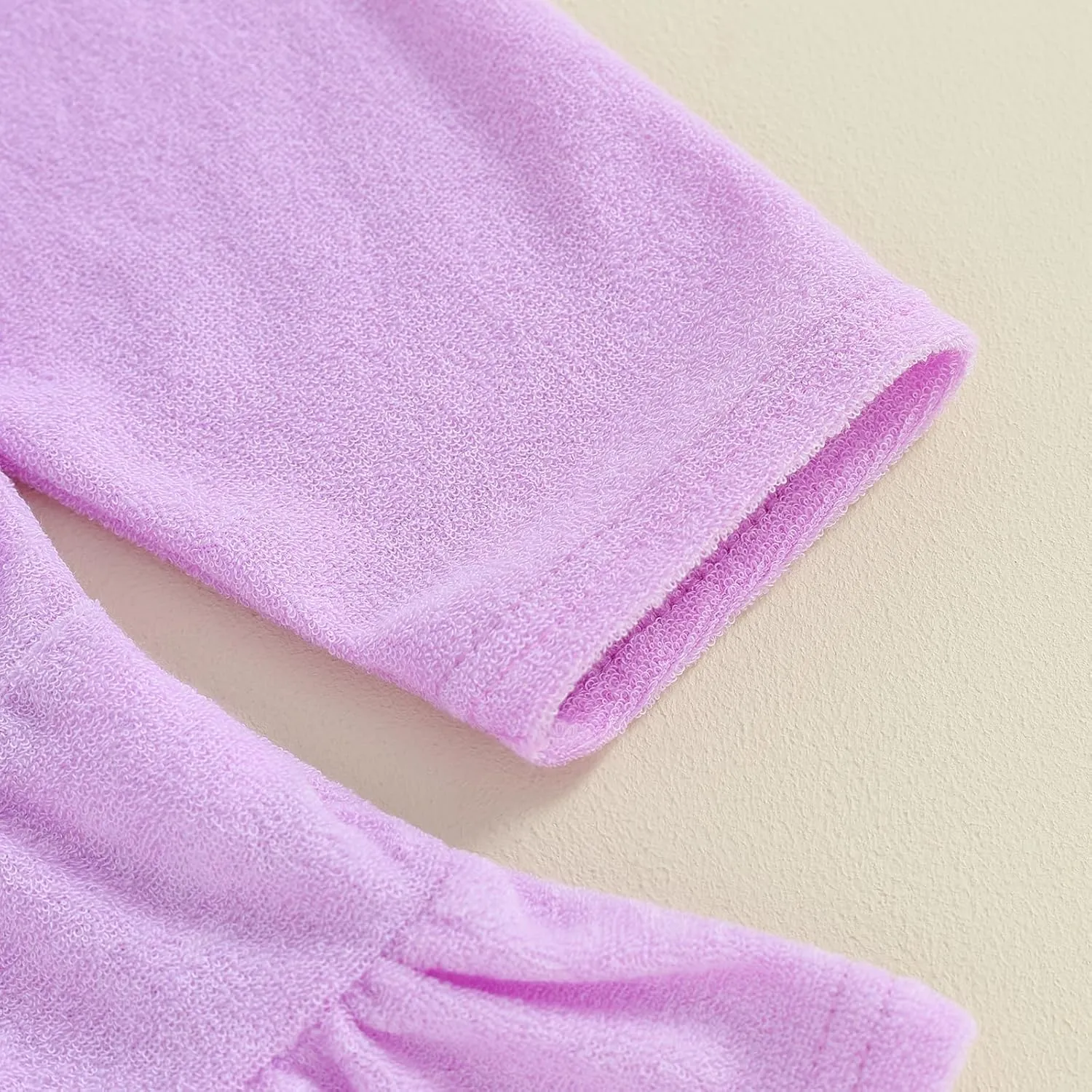 Kids Toddler Girls Swim Cover Up Zip Up Hooded Towel Terry Swimsuit Robe Pool Beach Bathing Suit Wraps Swimwear