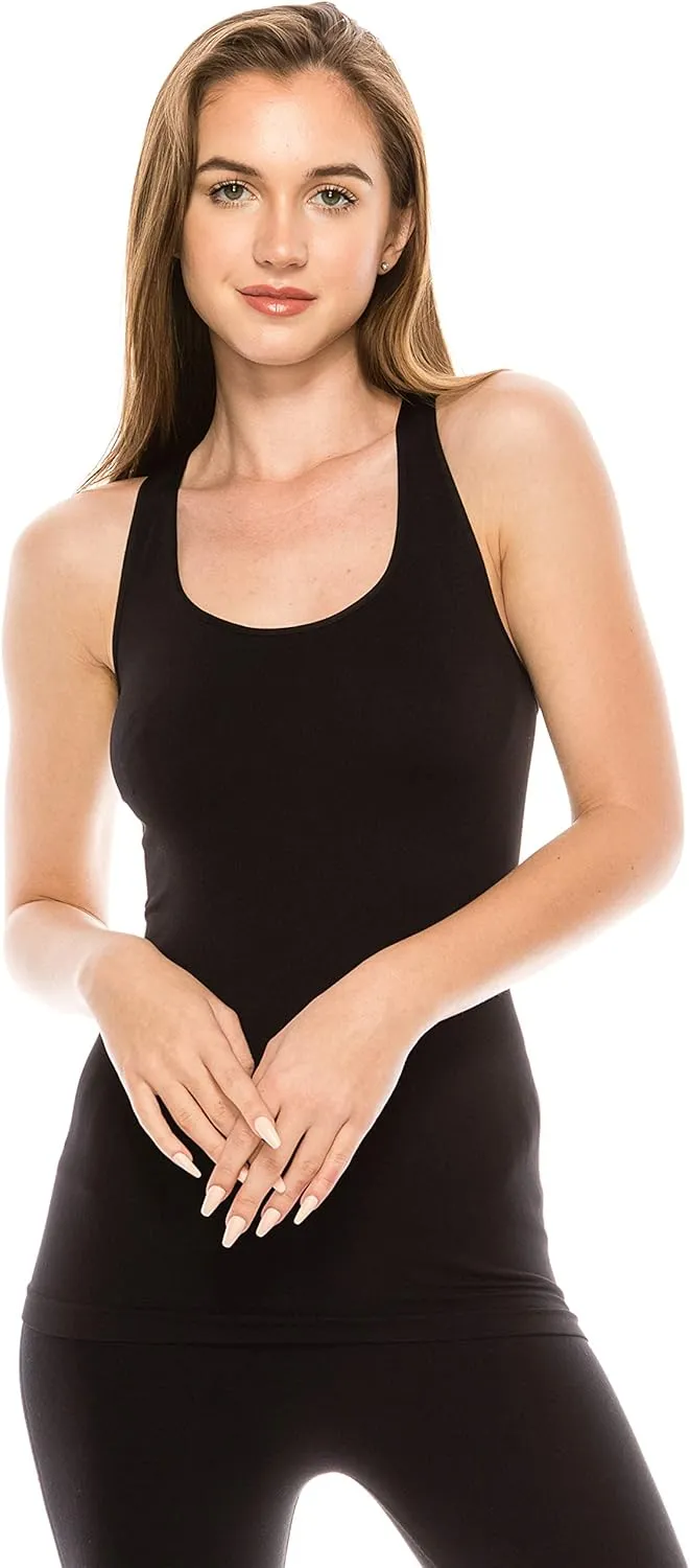 Kurve Seamless Supersoft Racerback Tank, UV Protective Fabric UPF 50  (Made with Love in The USA)