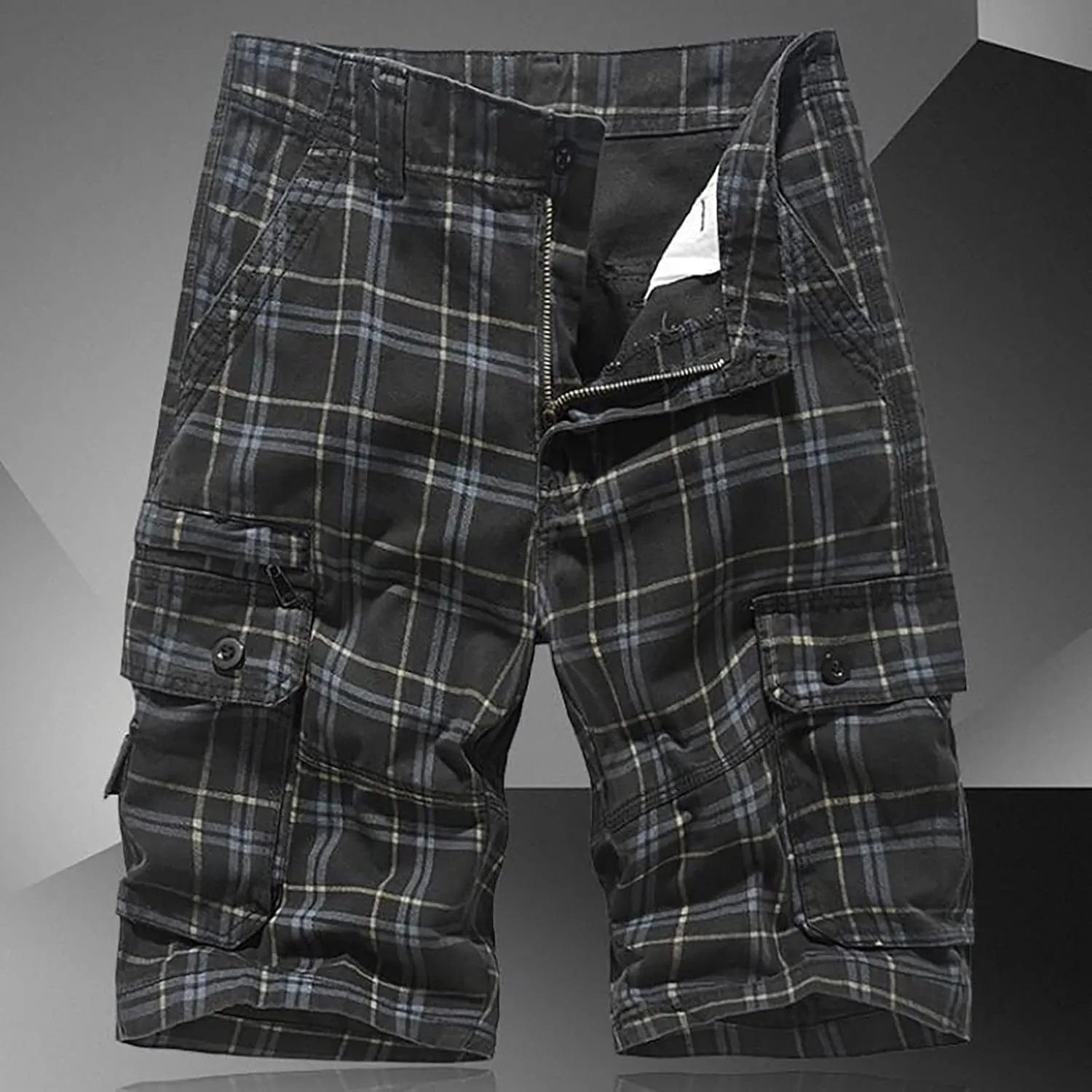 LCMTWX Cargo Shorts Shorts Multi Pocket Comfortable Lightweight Casual Fashion Sports Shorts Men's Cargo Shorts Size 36