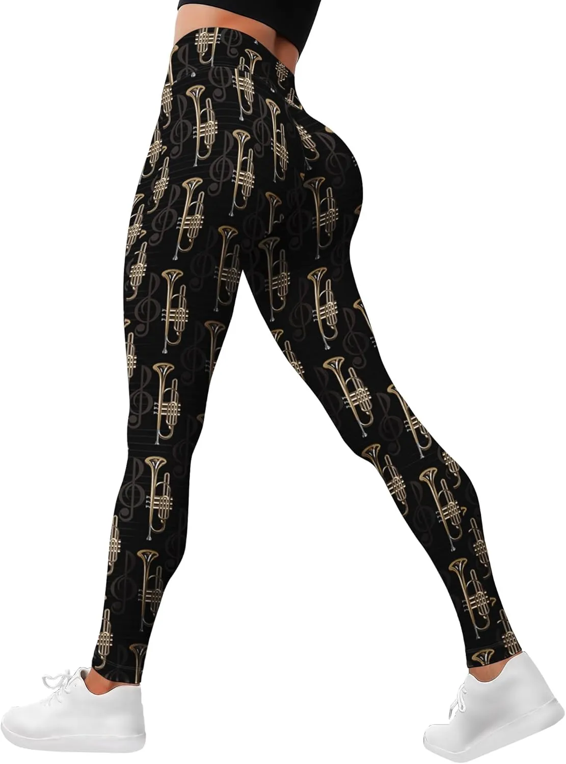 Leggings for Women Printed Funny Gym Womens Yoga Pants Floral Legging Flower Running Pant Athletic Legging