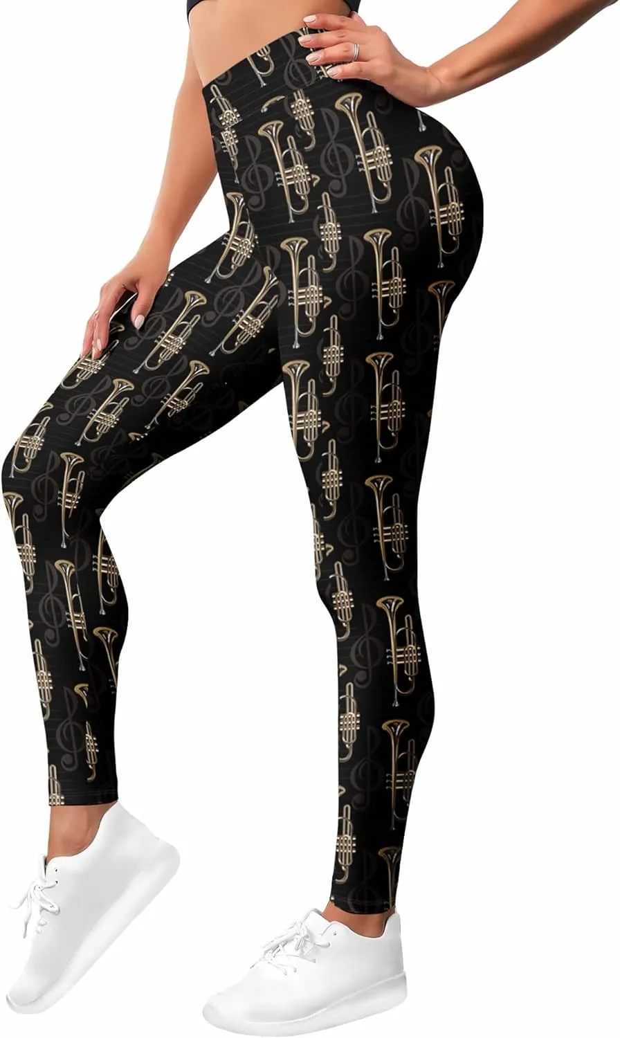 Leggings for Women Printed Funny Gym Womens Yoga Pants Floral Legging Flower Running Pant Athletic Legging