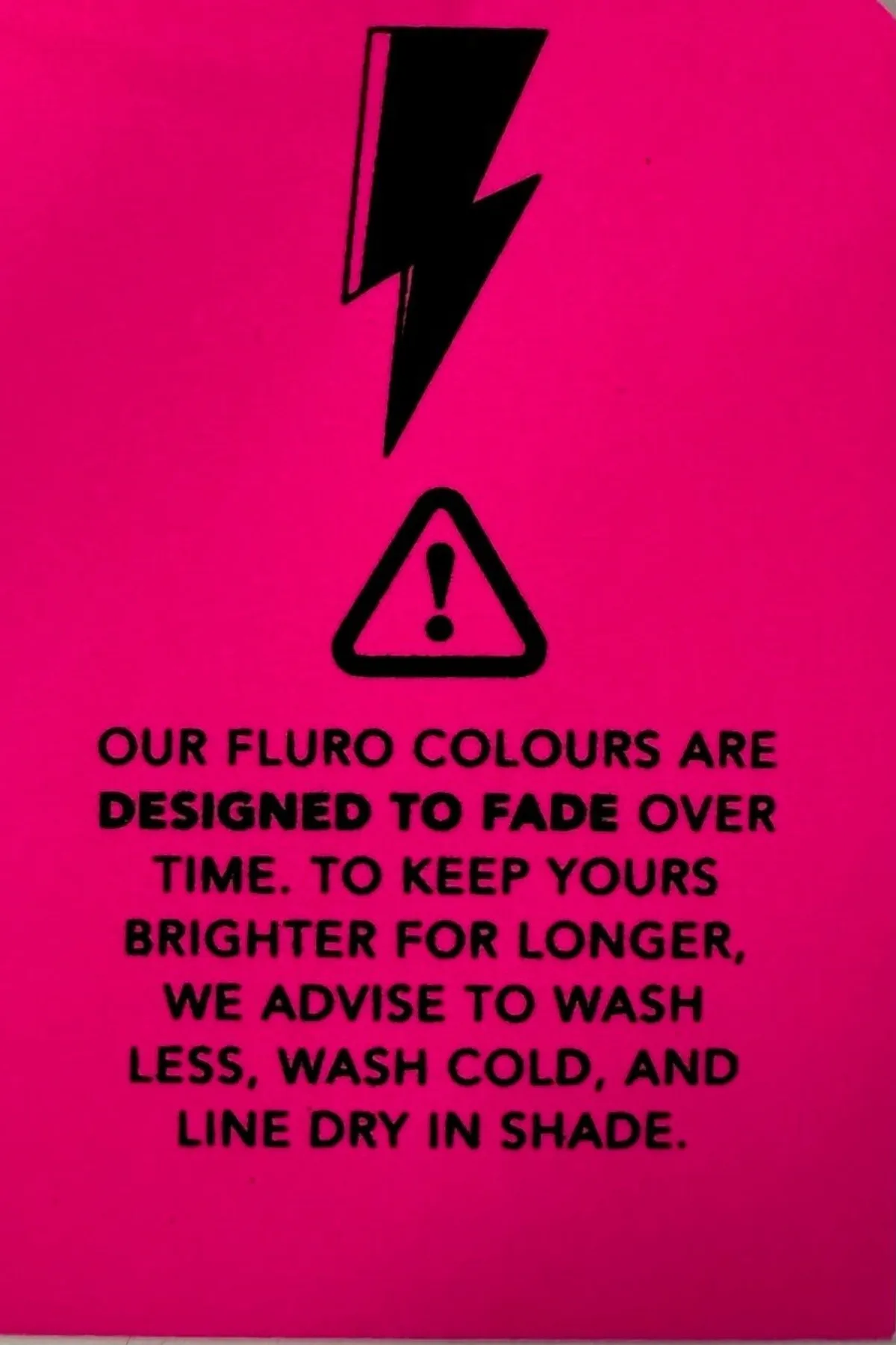 Lola Triangle Top - Fluorescent Coral