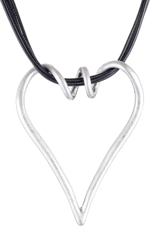 Love Heart Pendant Necklace for Women Fashion Jewelry Long Chian Sweater Necklaces