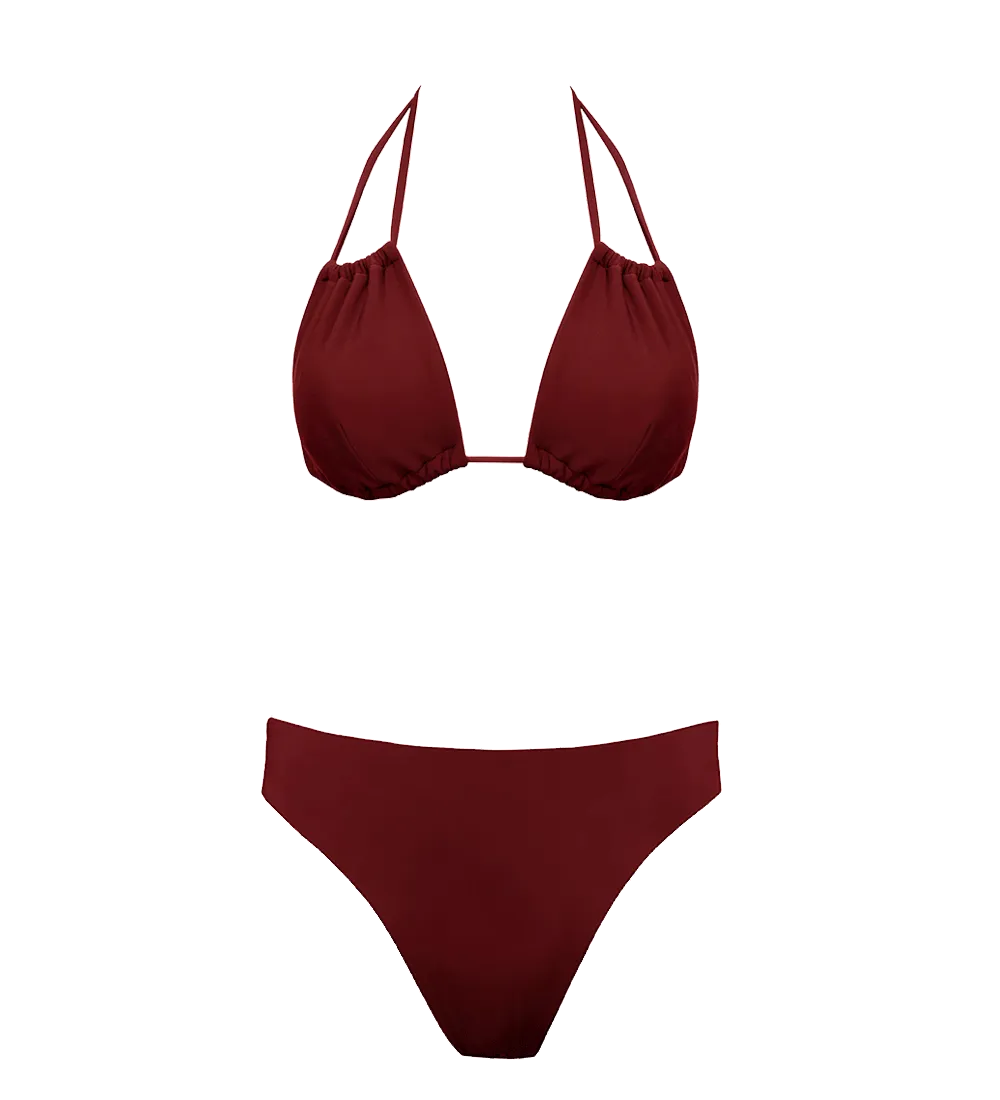 Low Versatile   Skyline Slim Bikini Set