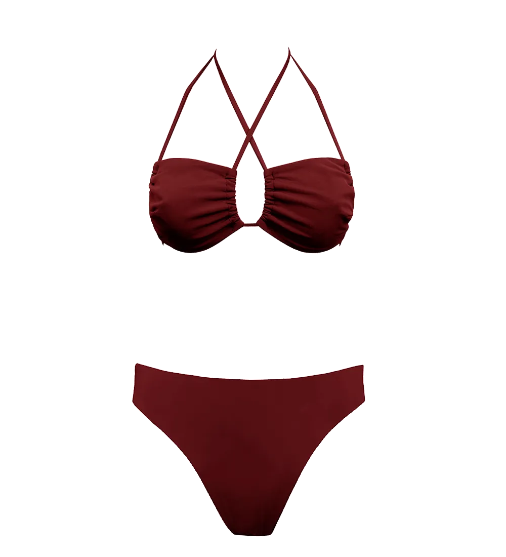 Low Versatile   Skyline Slim Bikini Set