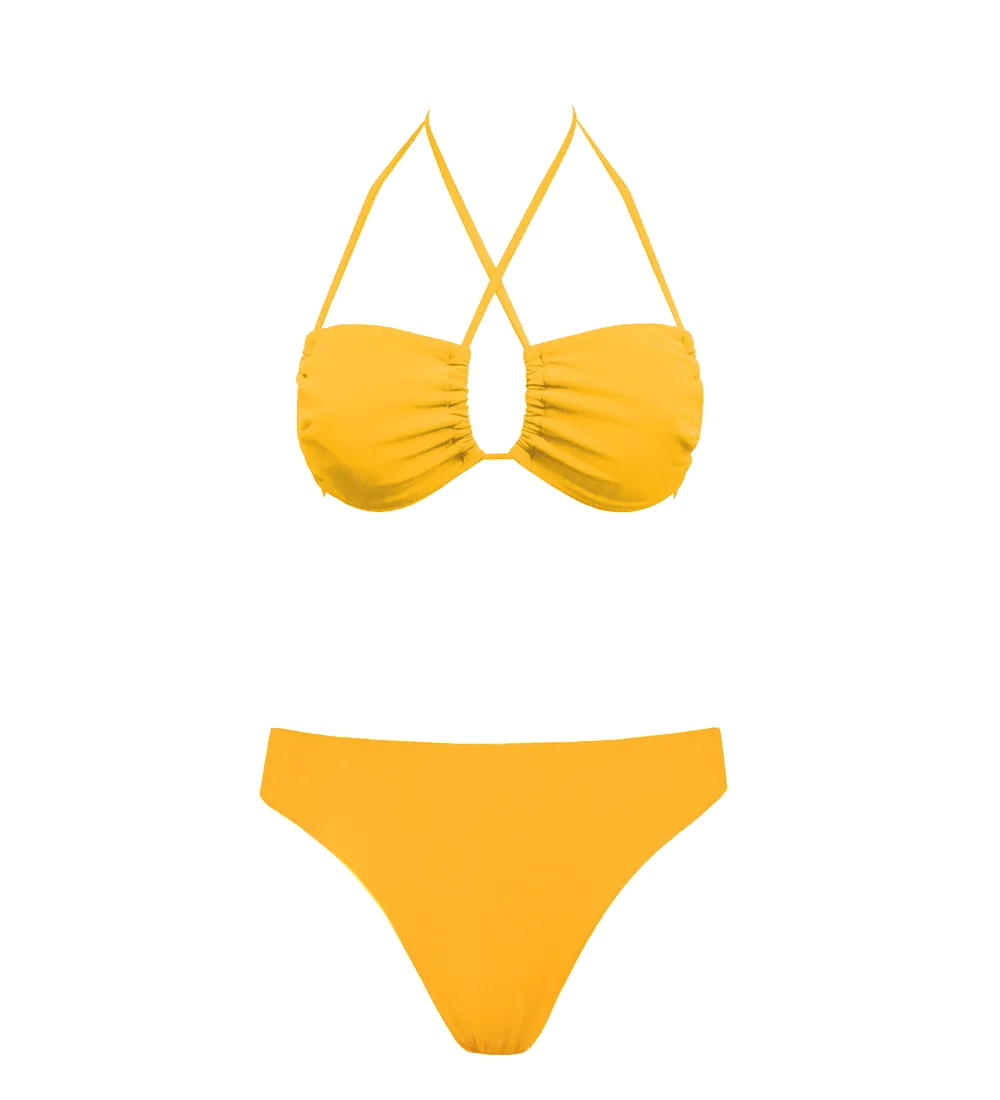 Low Versatile   Skyline Slim Bikini Set