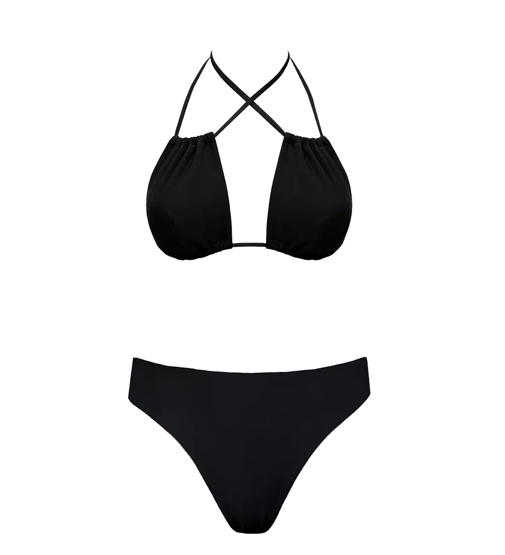 Low Versatile   Skyline Slim Bikini Set