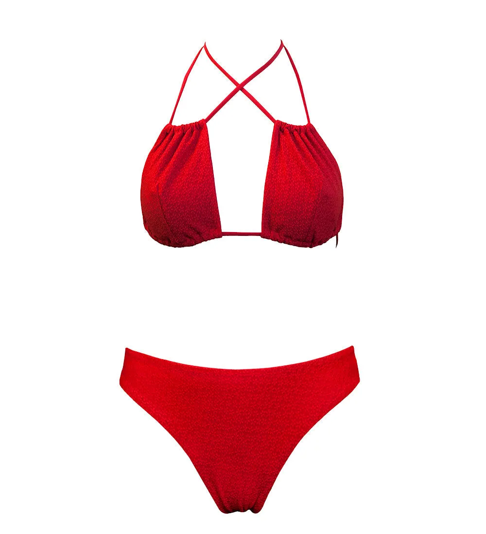 Low Versatile   Skyline Slim Bikini Set