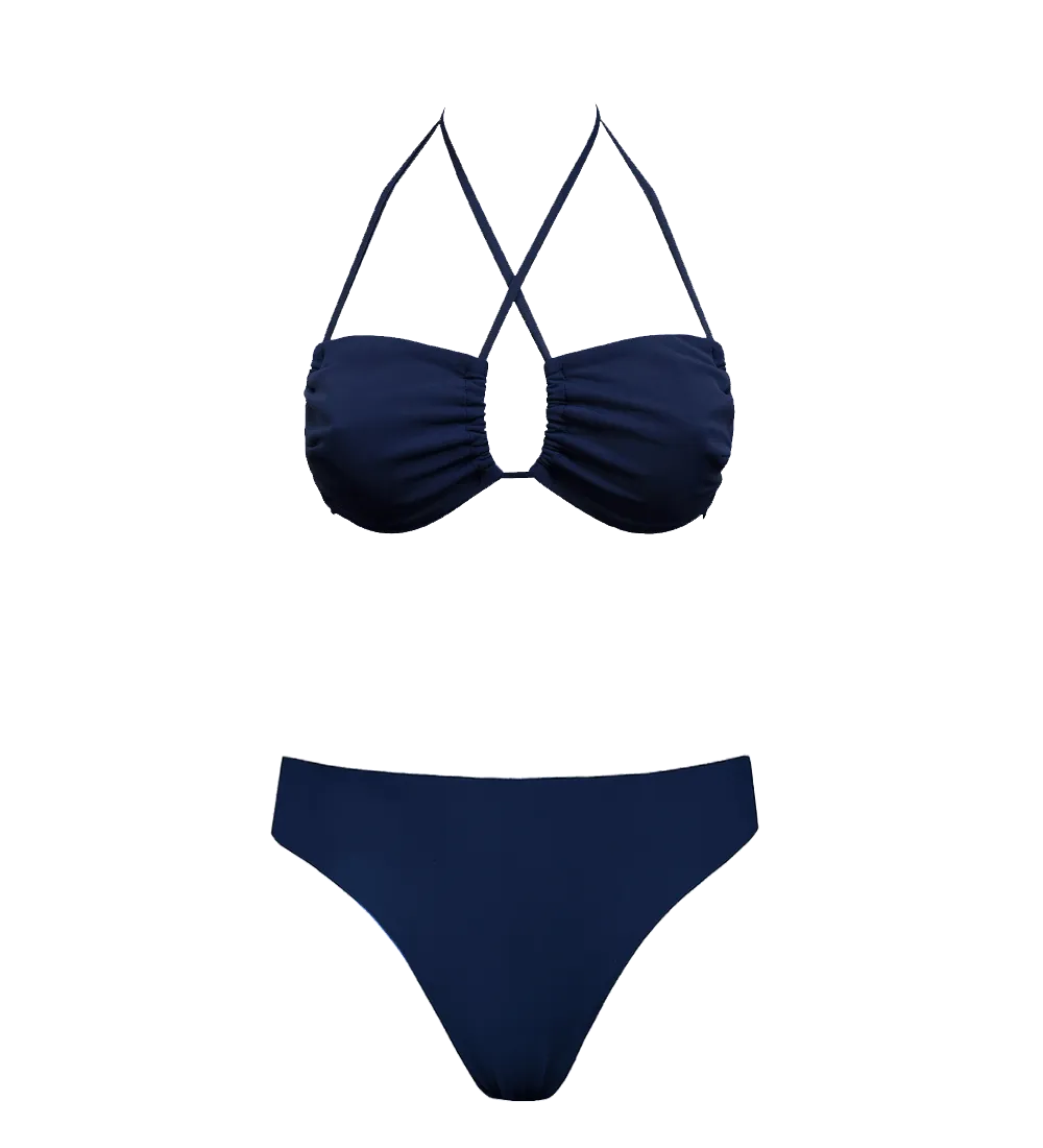 Low Versatile   Skyline Slim Bikini Set
