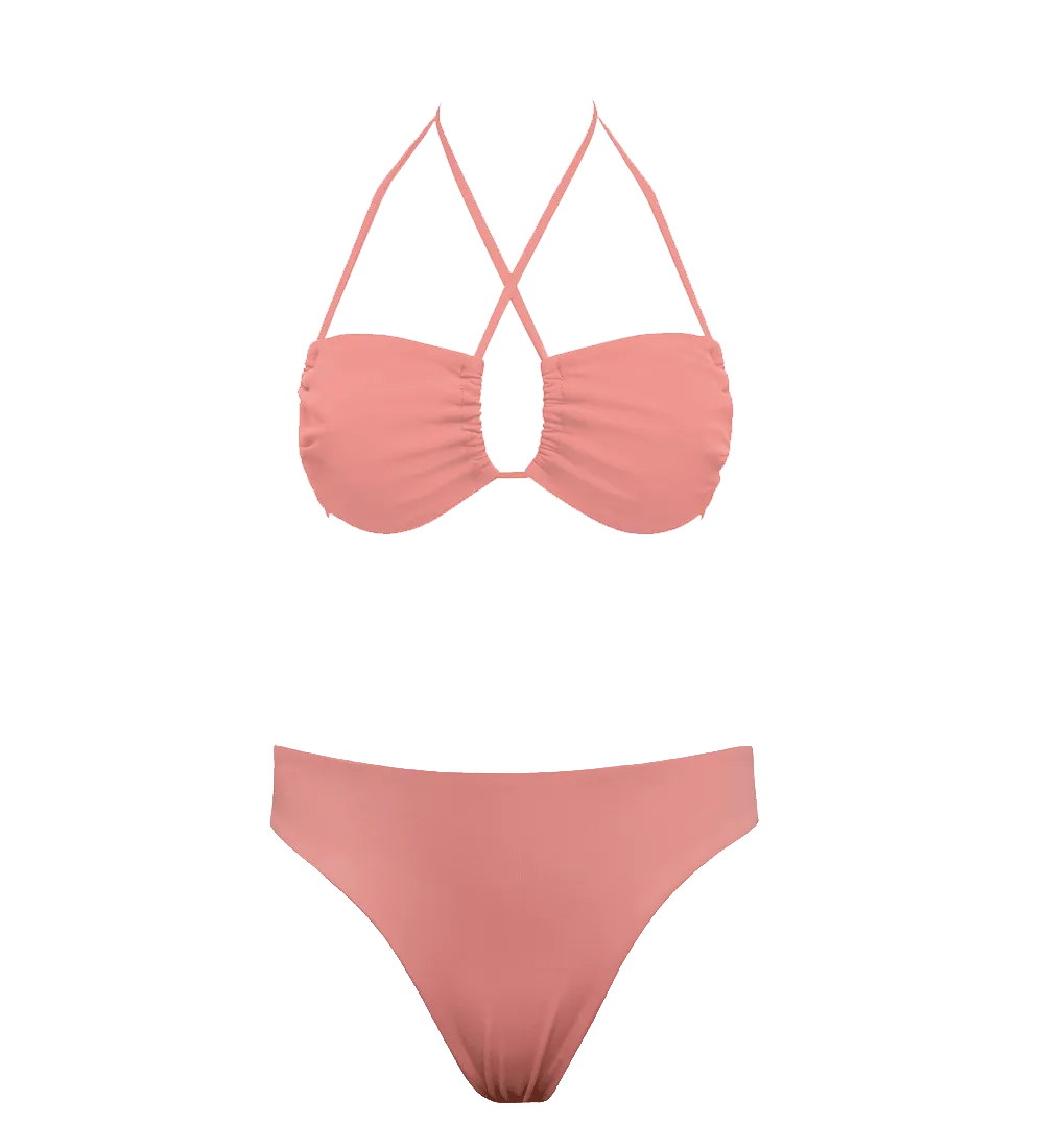Low Versatile   Skyline Slim Bikini Set