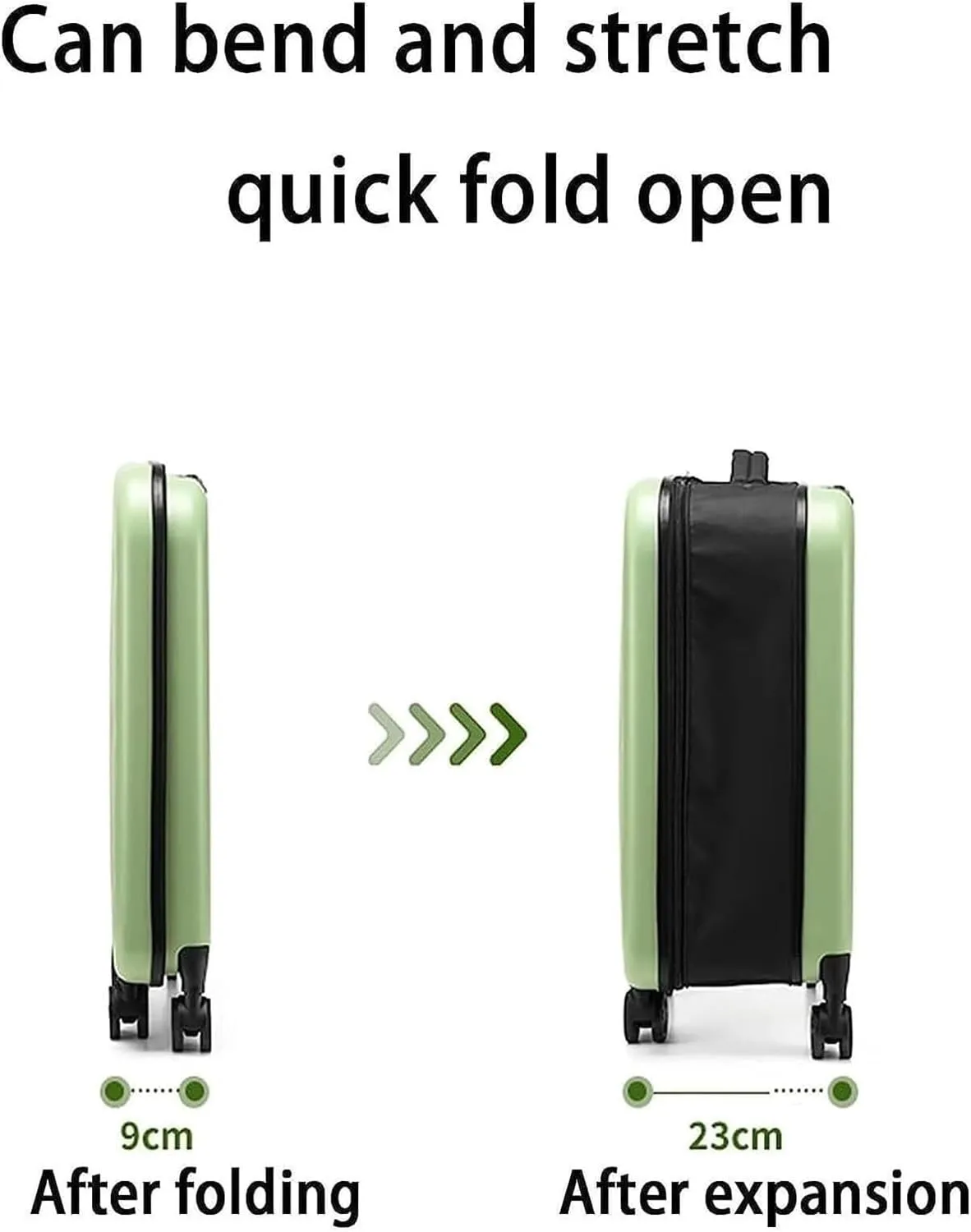 LuggageSuitcases With Wheels Carry On Luggage Expandable Luggage Foldable Luggage Carry on Luggage Comfort Handle Luggage Suitcase Spinner Wheels Trolley Luggage Lightweight ( Color : Grey , Size : 2