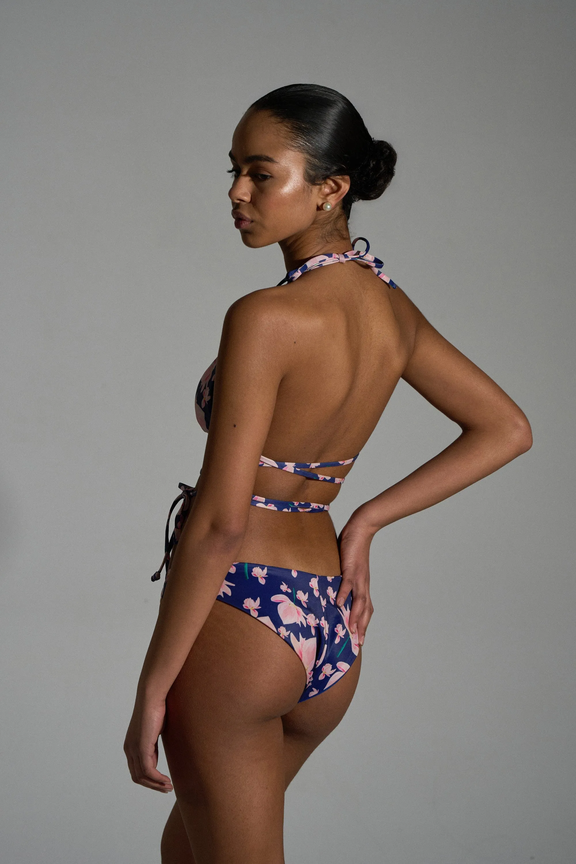 Lunar Petal V-Cut Bikini Bottom