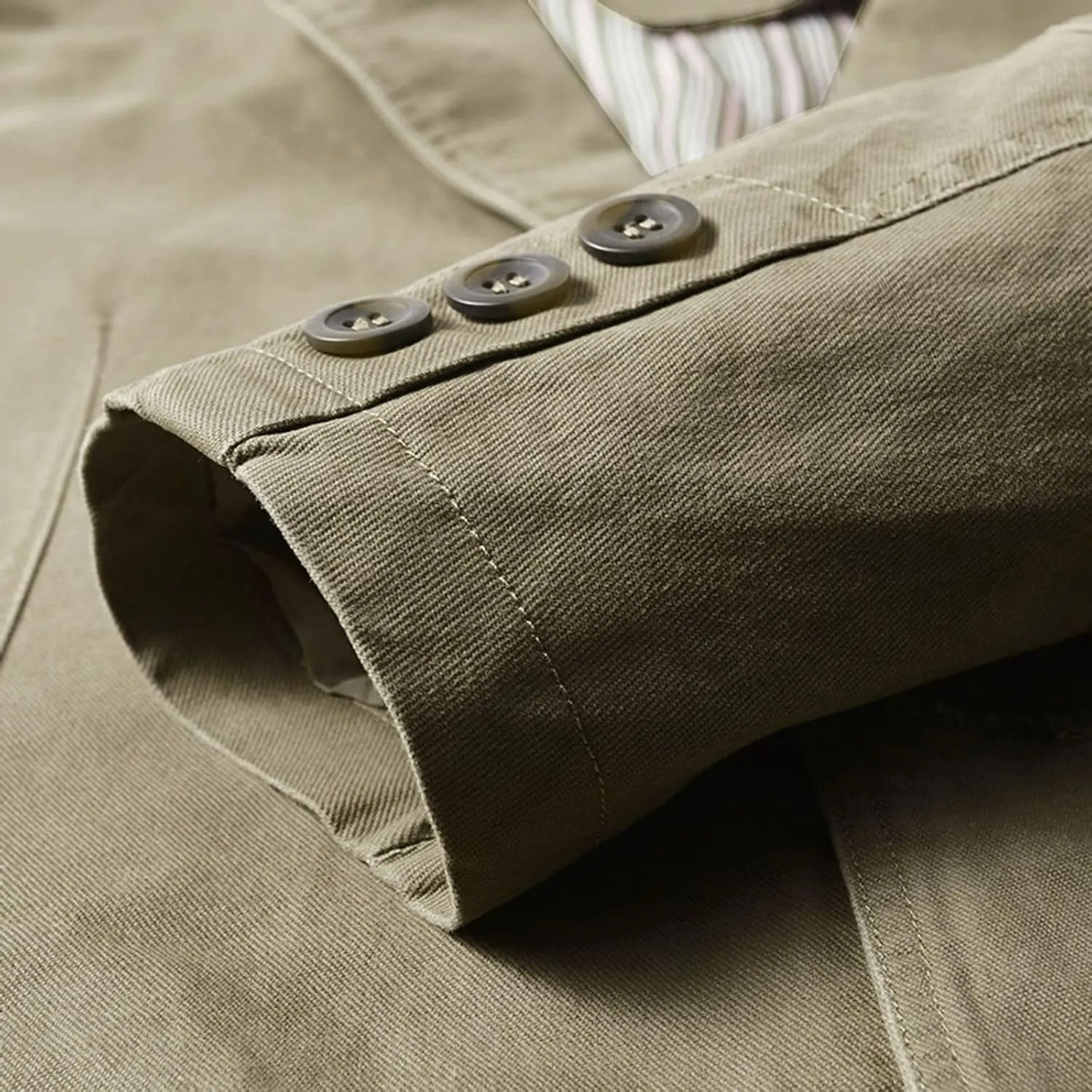 Lu's Chic Men's Long Sleeve Blazer Spring Jacket Fall Casual Fashion Work Pocket Snow Cotton Notch CollarSuit Jackets