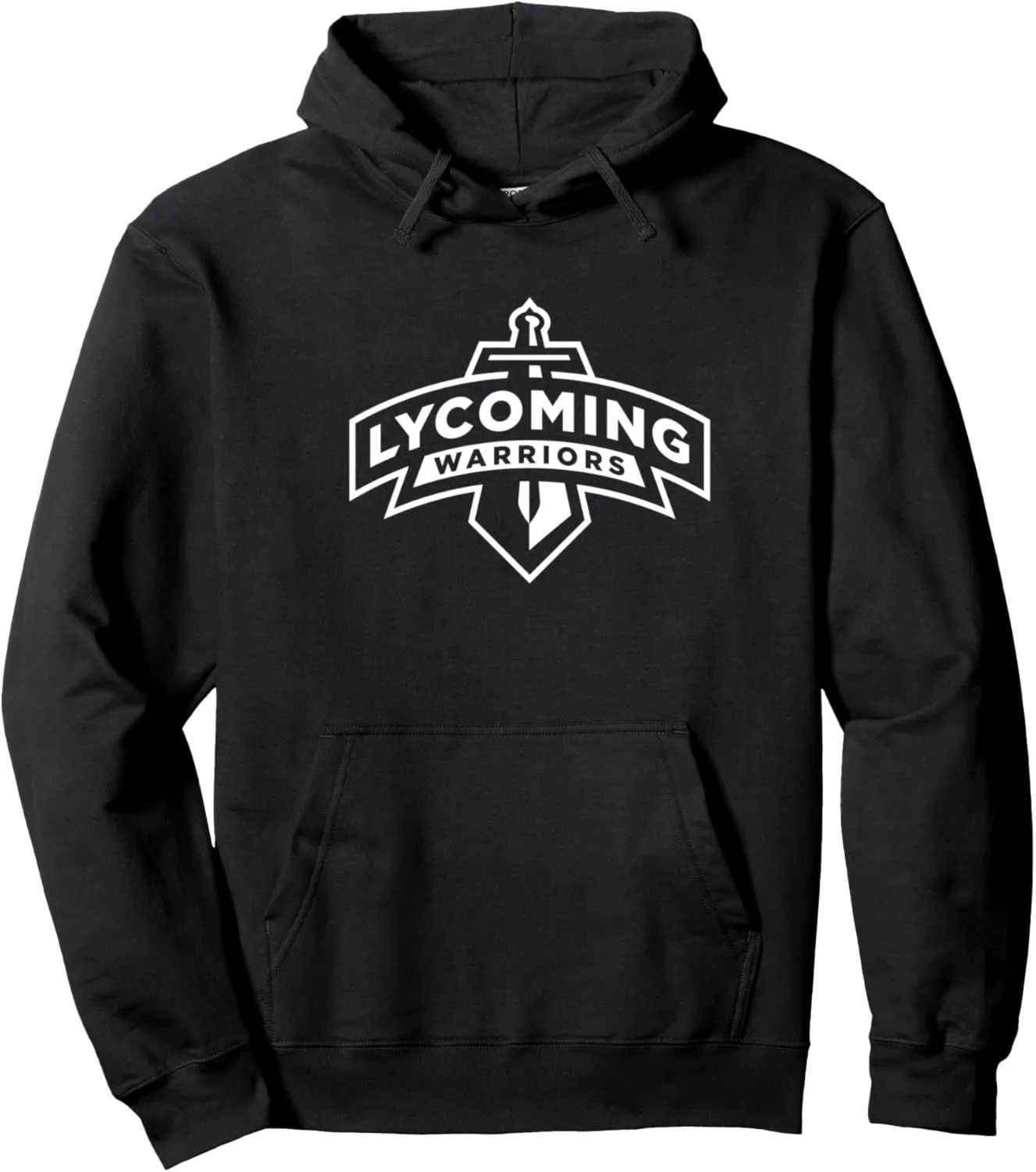 Lycoming Warriors Sword & Shield Logo Lycoming College Pullover Hoodie