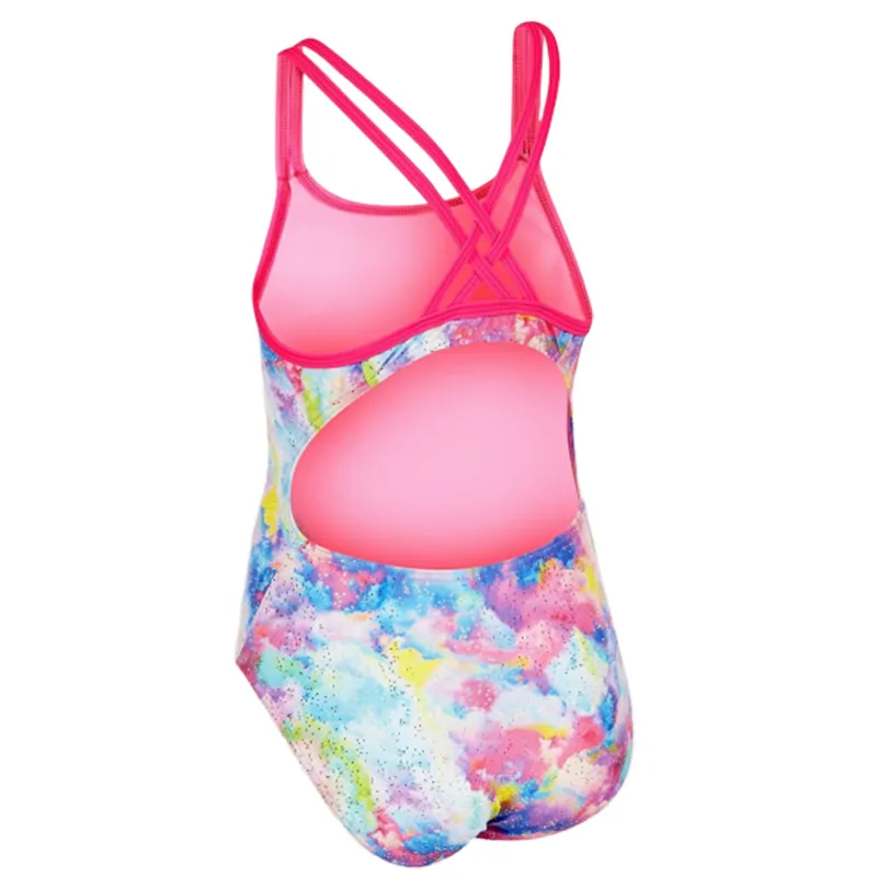 Maru - Nimbus Ecotech Sparkle Arrow Back Girls Swimsuit - Multi