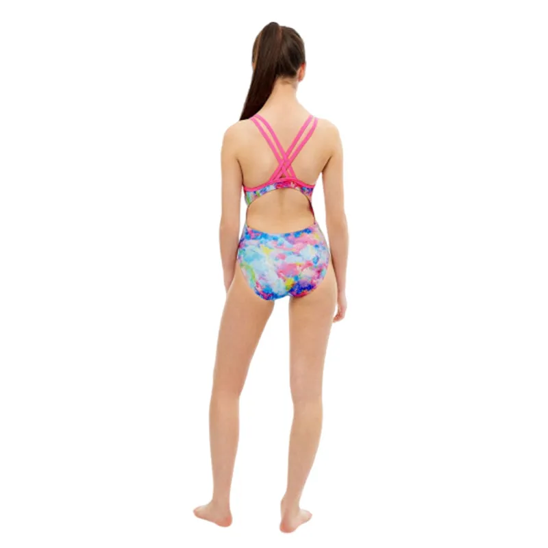 Maru - Nimbus Ecotech Sparkle Arrow Back Girls Swimsuit - Multi
