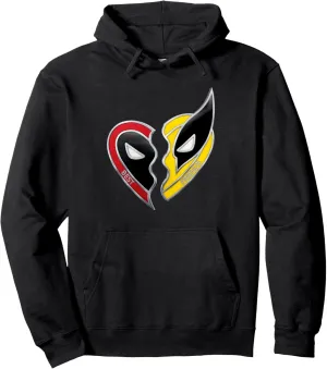 Marvel Studios Deadpool & Wolverine Best Friends Heart Charm Pullover Hoodie