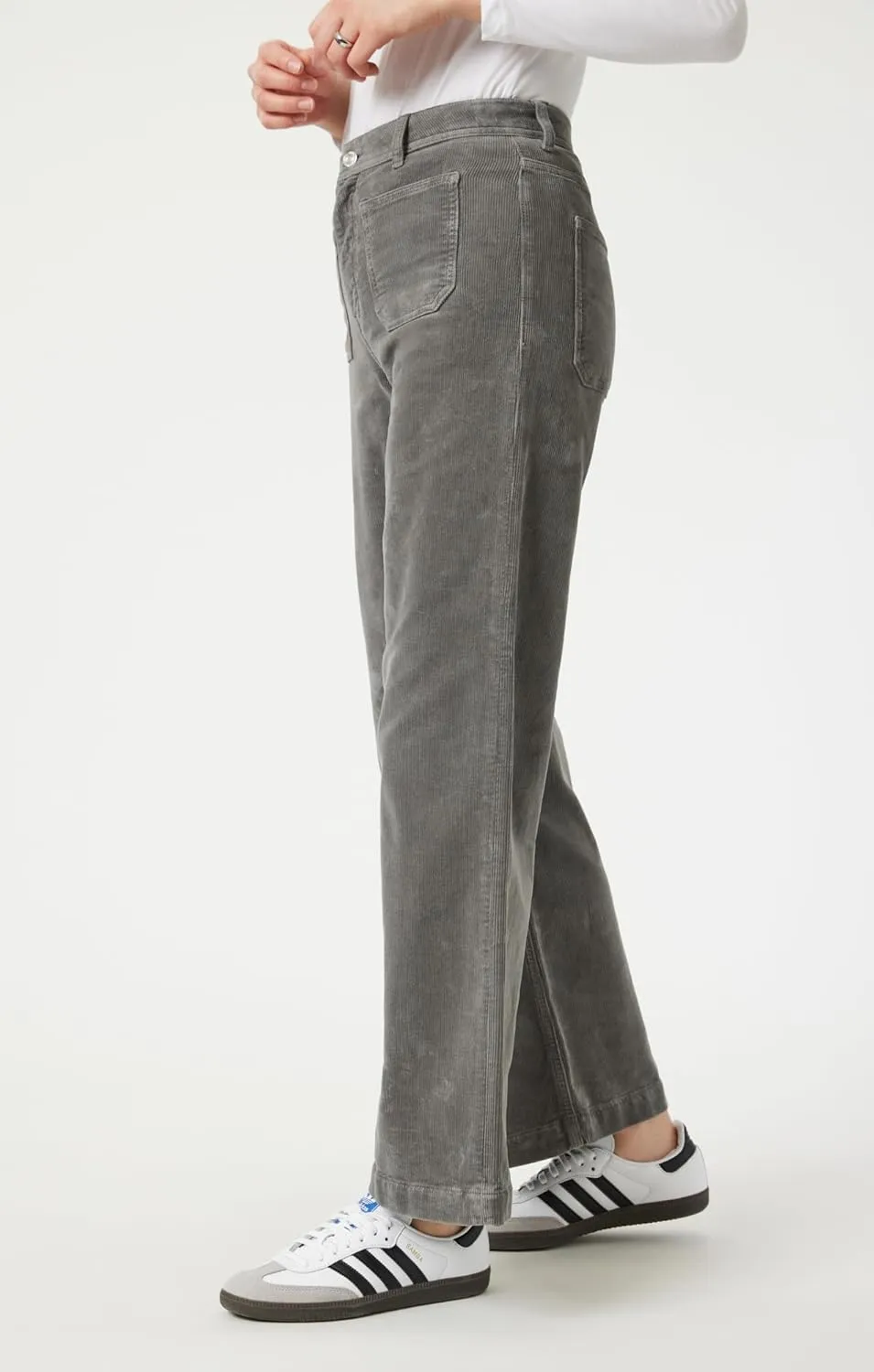 Mavi Women's Paloma Marine High Rise Wide Leg Pants