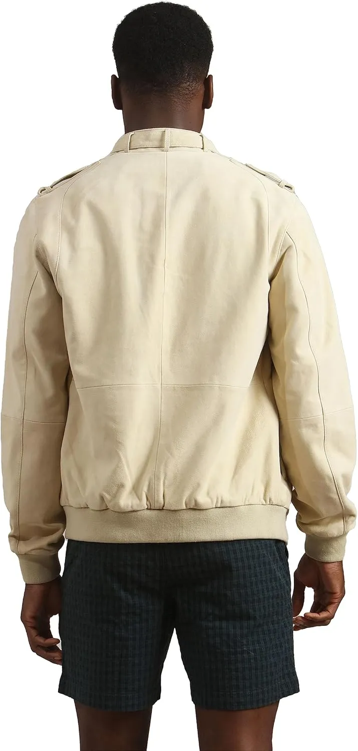 Members Only Men's Soft Suede Iconic Jacket |Slim Fit|