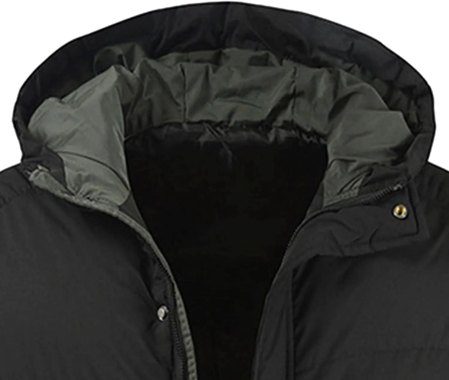 Mens Autumn And Winter Fashion Casual Solid Color Padded Warm Cotton Coat Cotton Padded Winter Jackets Men