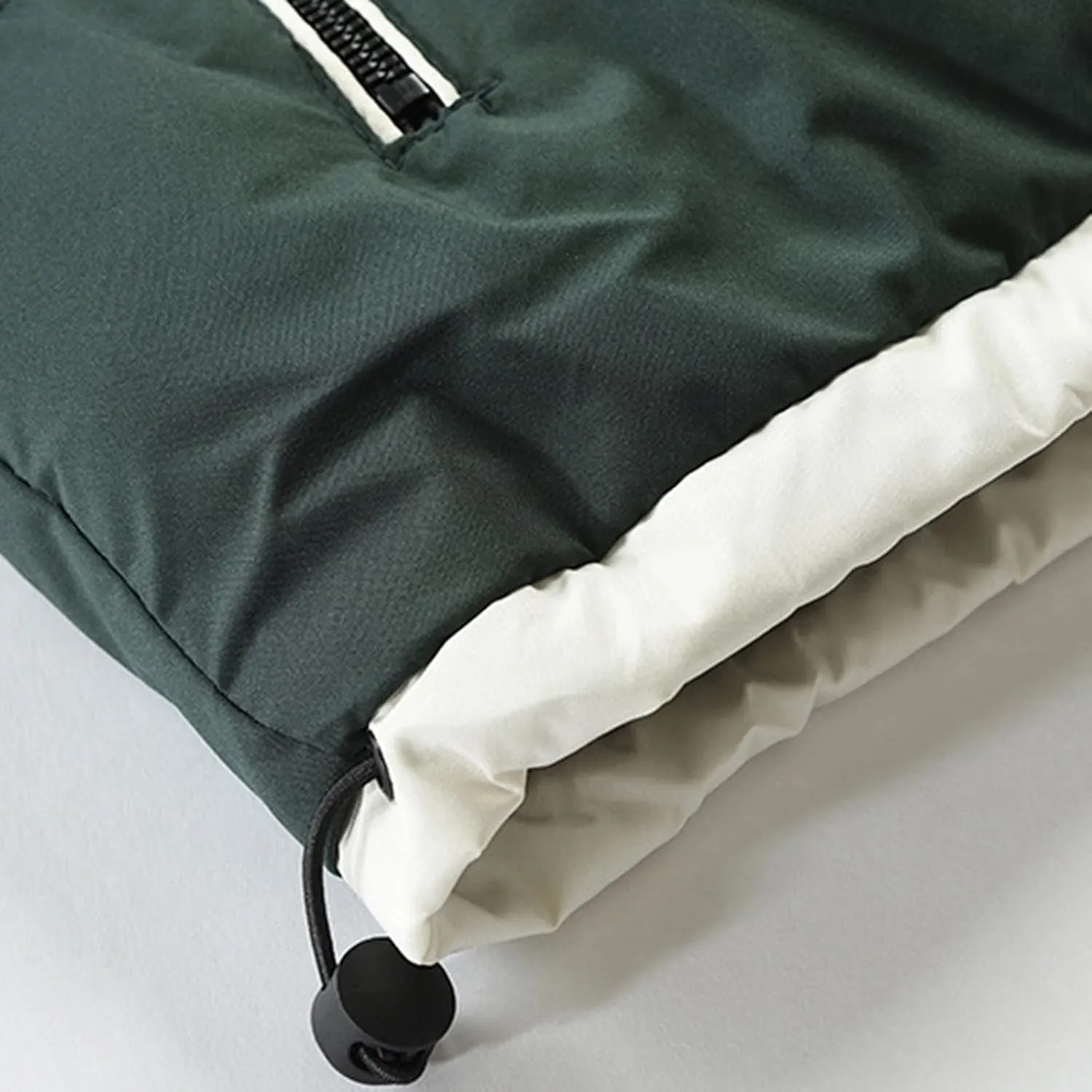 Mens Autumn And Winter Fashion Casual Solid Color Padded Warm Cotton Coat Cotton Padded Winter Jackets Men