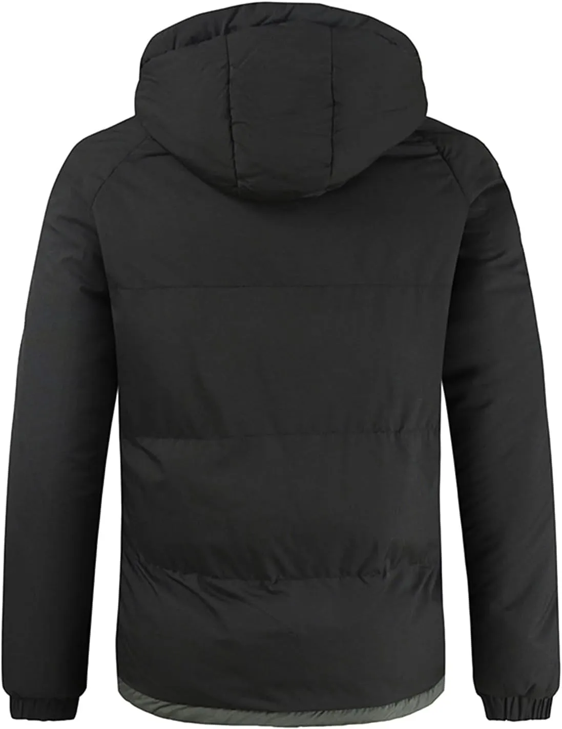 Mens Autumn And Winter Fashion Casual Solid Color Padded Warm Cotton Coat Cotton Padded Winter Jackets Men