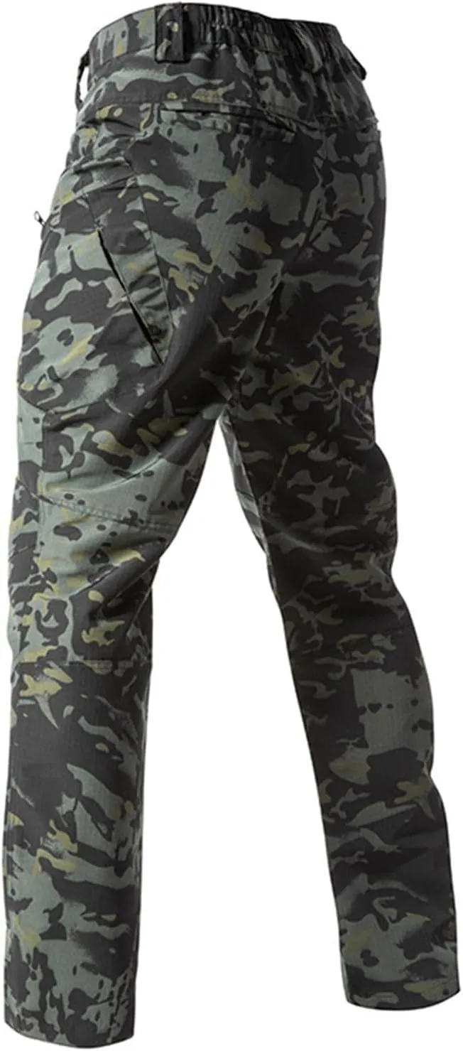 Men's Cargo Hiking Pants Lightweight Water Resistant Quick Dry Outdoor Travel Climbing Work Pants 2025
