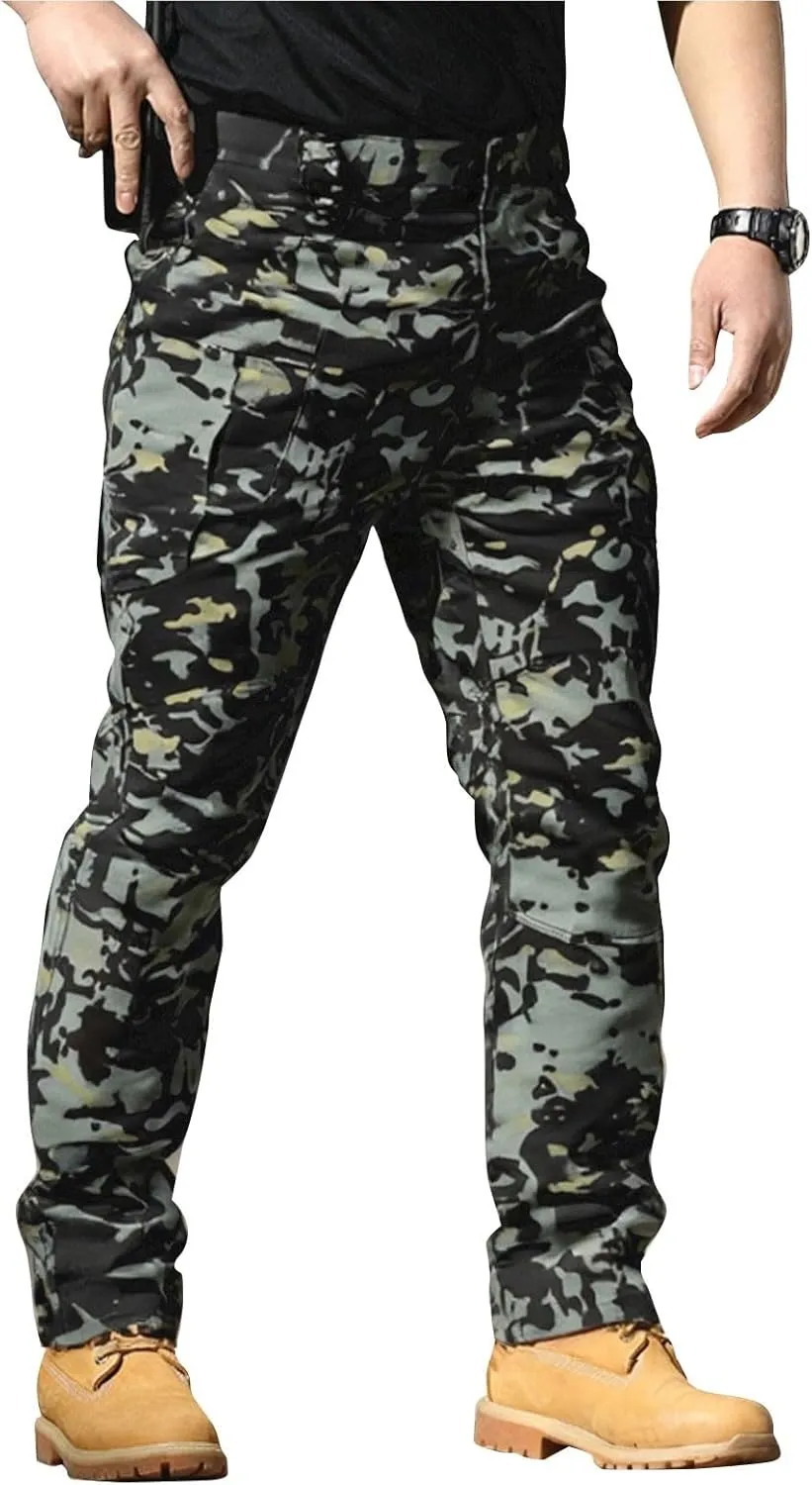 Men's Cargo Hiking Pants Lightweight Water Resistant Quick Dry Outdoor Travel Climbing Work Pants 2025