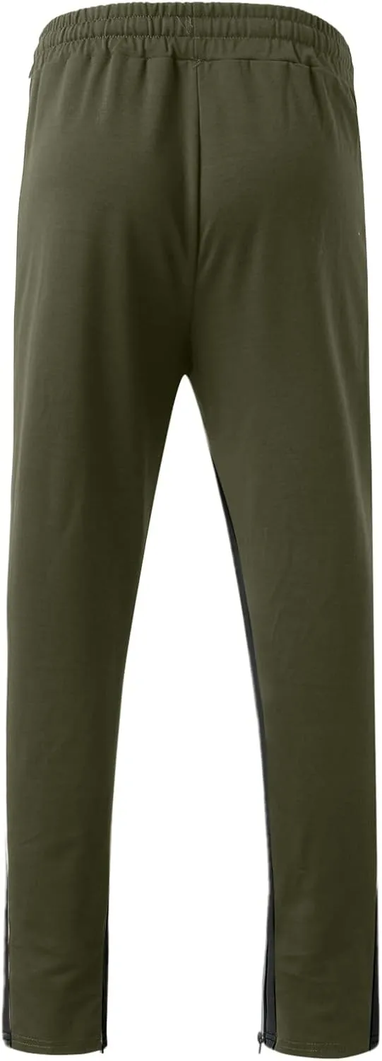 Men's Joggers Cargo Pants Slim Fit Drawstring Fashion Pants Sweatpants Casual Work Chino Pants with Pockets
