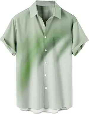 Men's Man Shirts Casual Short Sleeve Floral Hawaiian Shirt Casual Button-Down Shirts Casual Dress Short, M-5XL