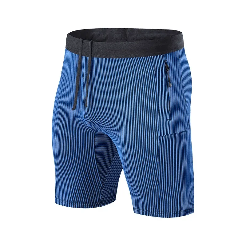Men’s Quick-Dry Striped Swim Trunks with Pocket - SF2185