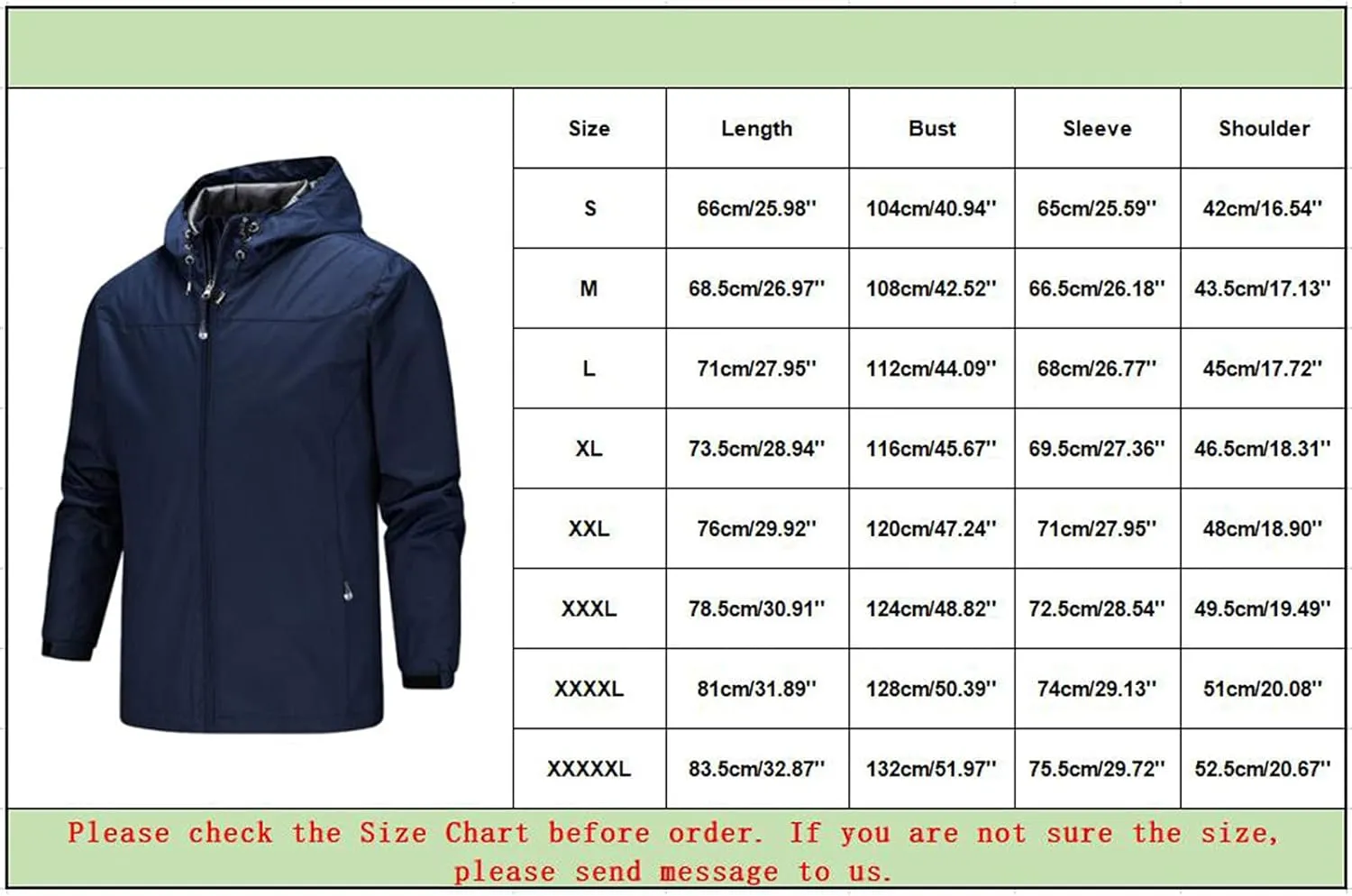 Men's Rain Suit Waterproof Cycling Running Raincoat with Hood Lightweight Windbreaker Fashion Jacket for Travel